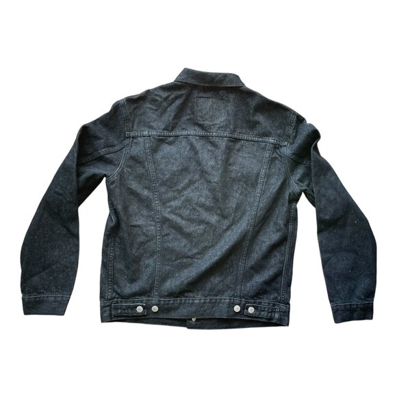 Levi's Black Denim Button Down Jacket Sz Medium NWT - Picture 2 of 6